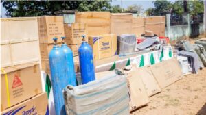 Medical equipments donated by the NLTF to Kaduna communities
