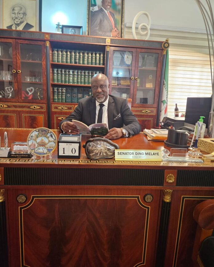 Dino Melaye in his office